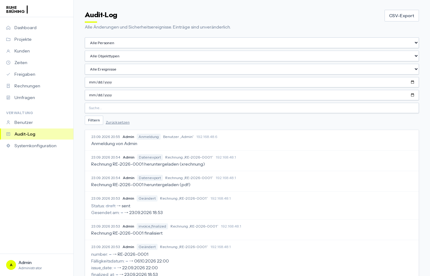 Audit-Log